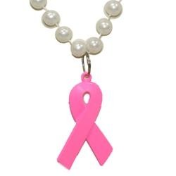 Pink Ribbon Necklace 