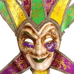 Mardi Gras Masquerade Masks - Venetian Style Masks for Balls, Proms