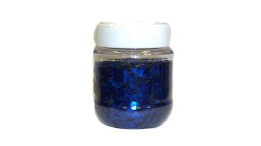 8oz Blue Chunky Glitter