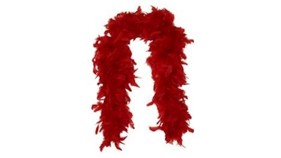 Red Feather Boas