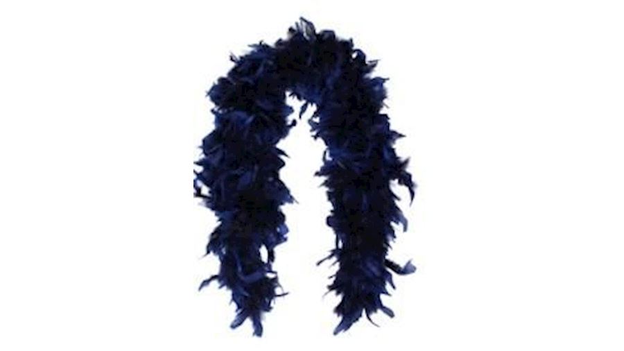 Navy Blue Feather Boas