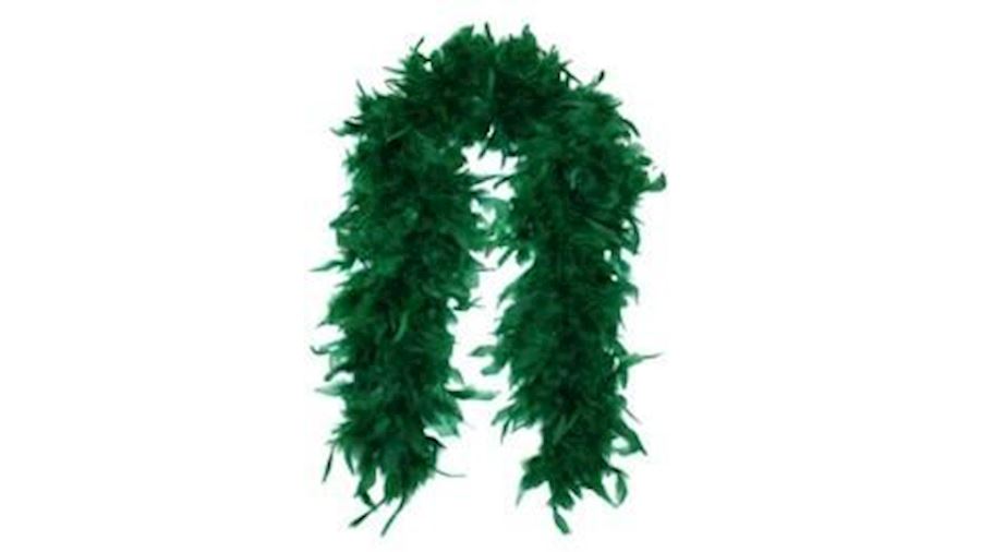 Hunter Green Feather Boas