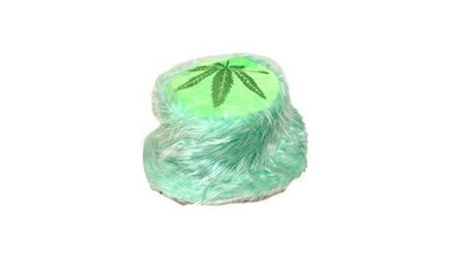 6in Tall Marijuana Furry Hat {st patrick, shamrock