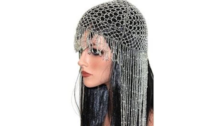 Beaded Headpiece {headband, head band, belly dance