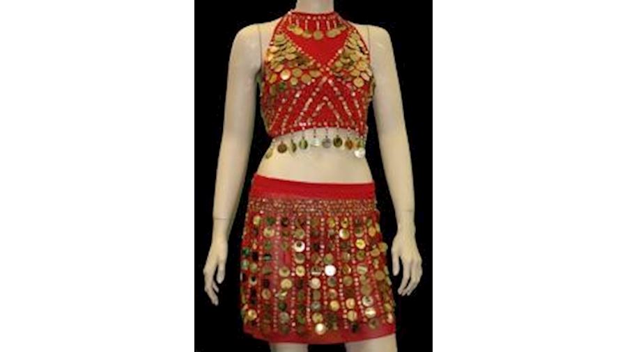 Red Belly Dancing Set {belly dancer}