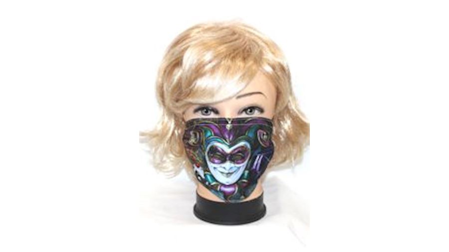 Mardi Gras Protective Face Masks with Removable Fi