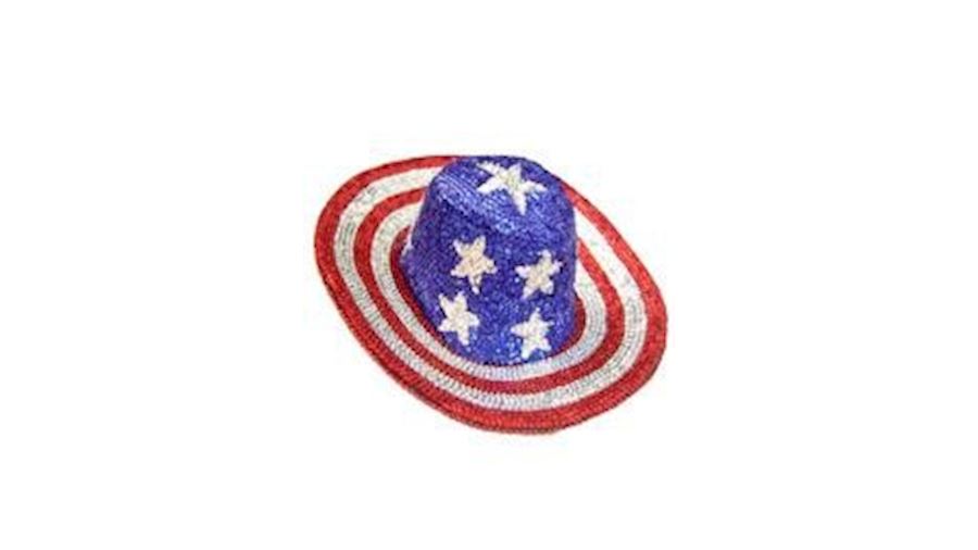 Sequin Cowboy Hat USA