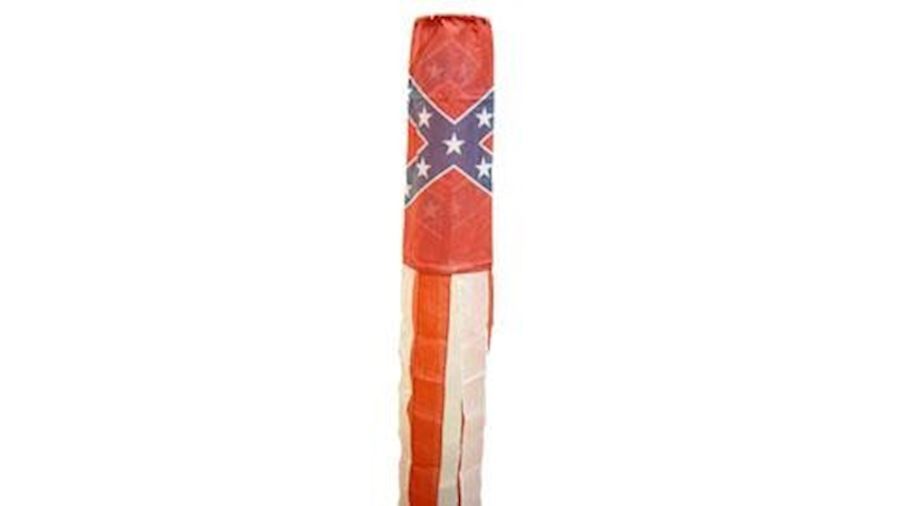 5ft x 5in Polyester Rayon Rebel/ Confederate Flag 