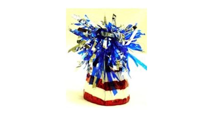 5in x 2.5in Red/ White/ Blue Metallic Patriotic Pa