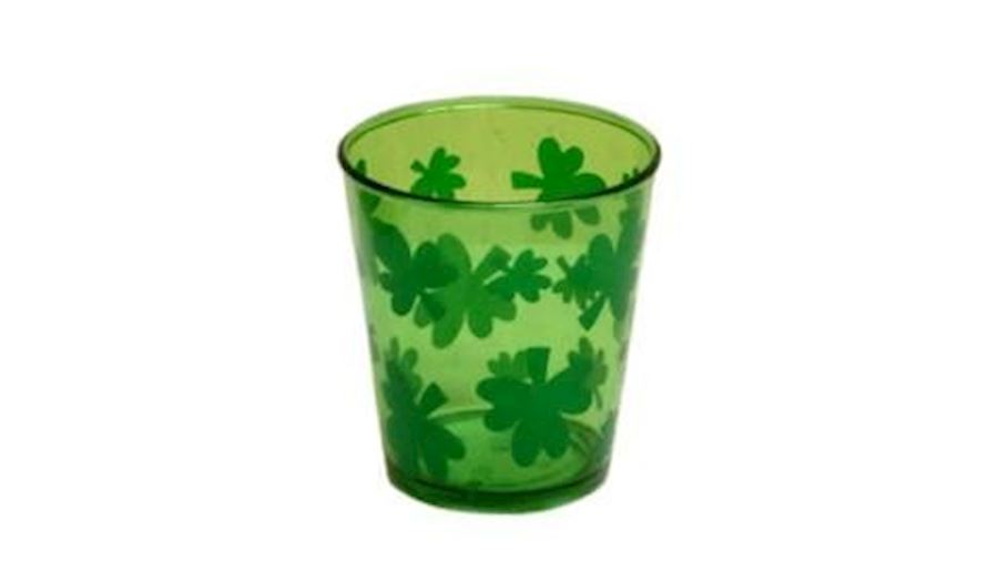 12oz (4in) Irish Shamrock/ Clover Plastic Tumbler