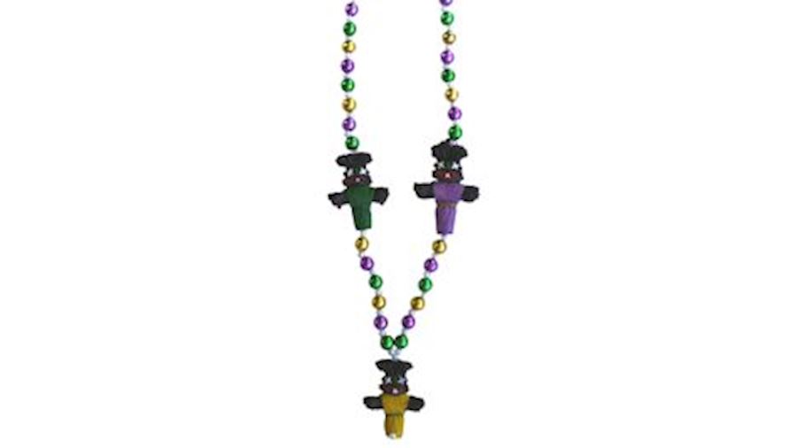 42in Voodoo Doll Necklace-BG