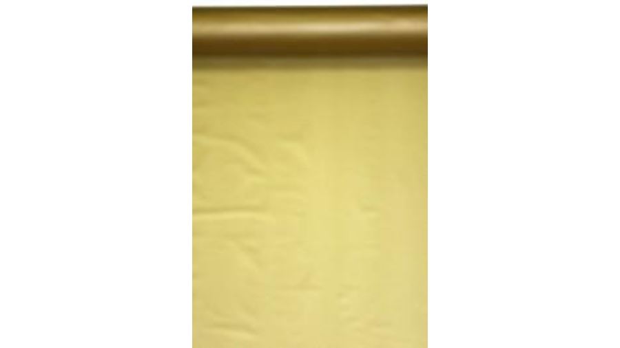 40in x 100ft Gold Plastic Table Roll