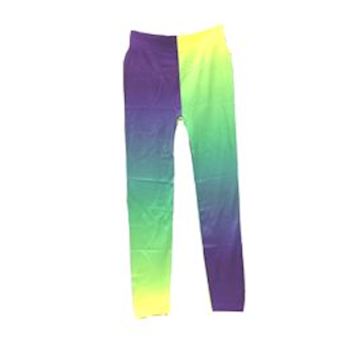 mardi gras toddler leggings