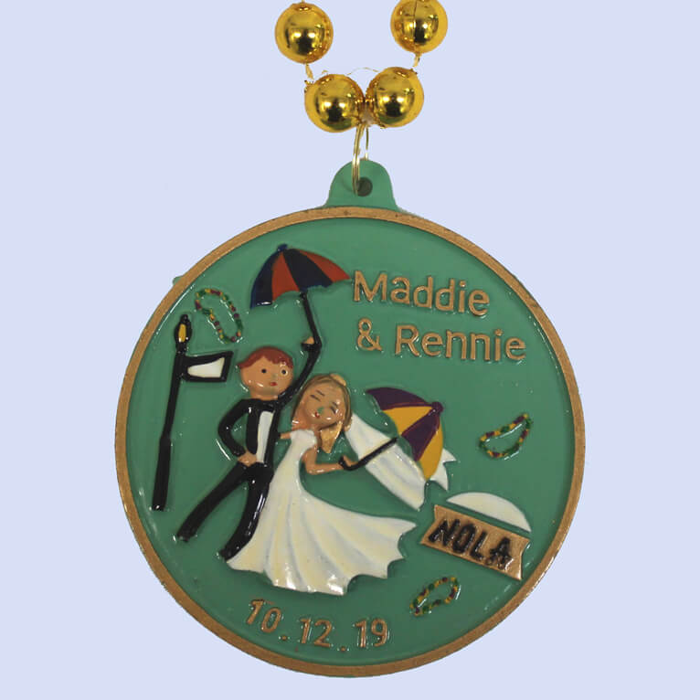 Maddie & Rennie Custom wedding beads