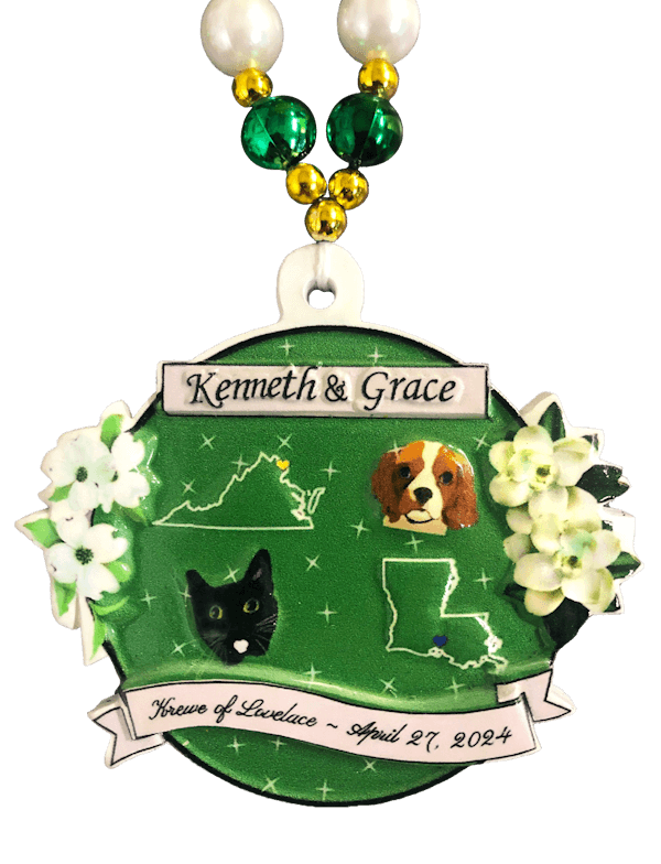 Kenneth & Grace wedding medallion