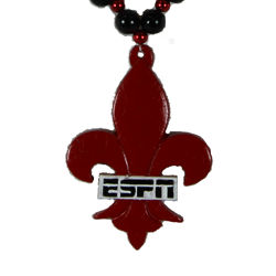 "ESPN" fleur de lis medallion