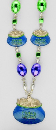 Custom beads with Pot'O'Gold medallions