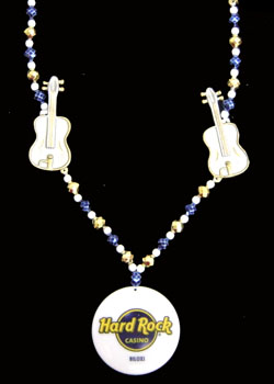 Custom beads and medallion for Hard Rock Casino