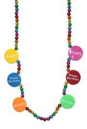 Happy Birthday beads make great party favors!  