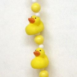 42in Yellow Baby Rubber Ducks Necklace/ Mini Ducks