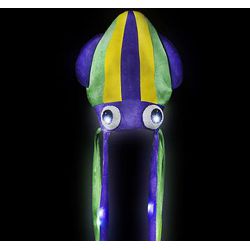 Mardi Gras Giant Light-up Squid Hat