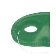 6.5in x 3.5in Green Velvet Half Mask