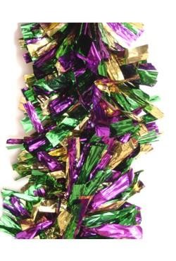 8ft x 9in Purple/ Green/ Gold Leaf Garland