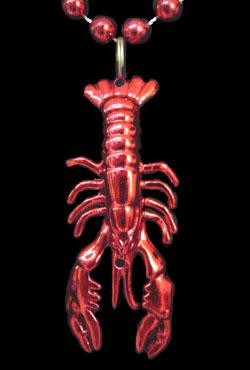 Details about   FLASHING "RED CRAWFISH" LIGHT-UP BLINKY MARDI GRAS NECKLACE BEAD MUDBUGS BOIL 