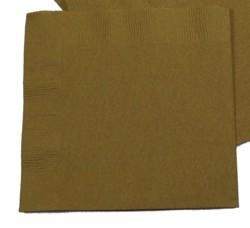 6.5in x 6.5in Gold Luncheon Napkins