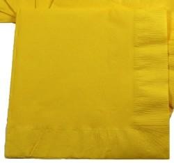 5in x 5in Yellow Beverage Napkins