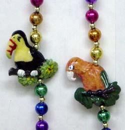 Exotic Birds Rainbow Necklace