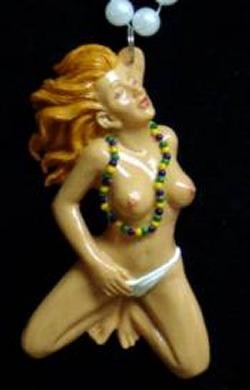 Naughty Beads: Topless Girl
