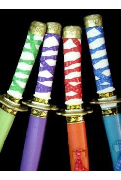 24in Assorted Color Ninja Sword 