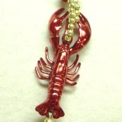 Crawfish, Lobster Red Rock Beads