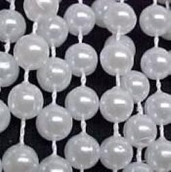 These Mardi Gras throw beads look like real pearls