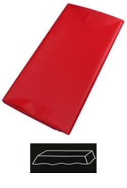 54in x 108in Red Plastic Table Covers