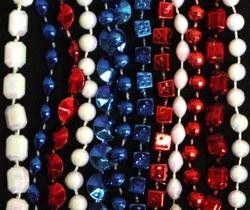 48in 6-Style Super Mix Metallic Red/ Blue/ White AB Beads/ Assorted Styles
