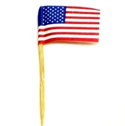 2in x 1.5in USA Flag Picks