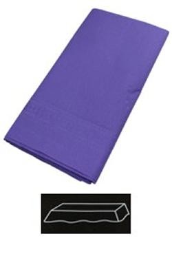 54in x 108in Purple Plastic Lined Paper Table Covers