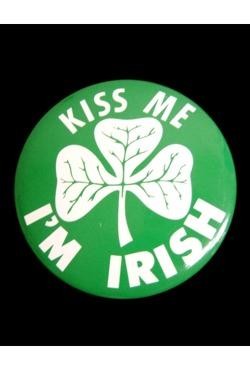 Kiss Me I'm Irish button