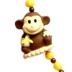 Four Squeaky Monkeys Bead/ Necklace