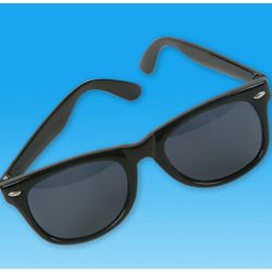 5 1/2in Wide x 2in Tall Black Glasses/ Sunglasses