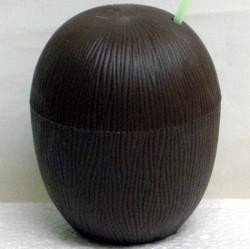5in x 5in diameter Plastic Coconut Cup