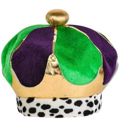 Mardi Gras Plush Crown