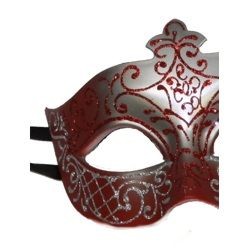 Assorted Colors Paper Mache Venetian Masquerade Masks