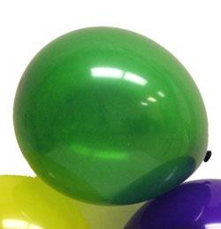 12in Purple Green Yellow Mix Latex Balloons
