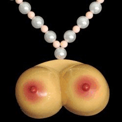 Naughty Beads: Flashing Boobs Necklace