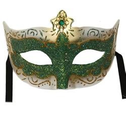 Paper Mache Masks: 8 Assorted Hand Painted Venetian Masks
