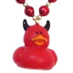 Devil Rubber Duck Necklace