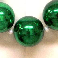 54in 55-30mm Graduated Metallic Green Ball 